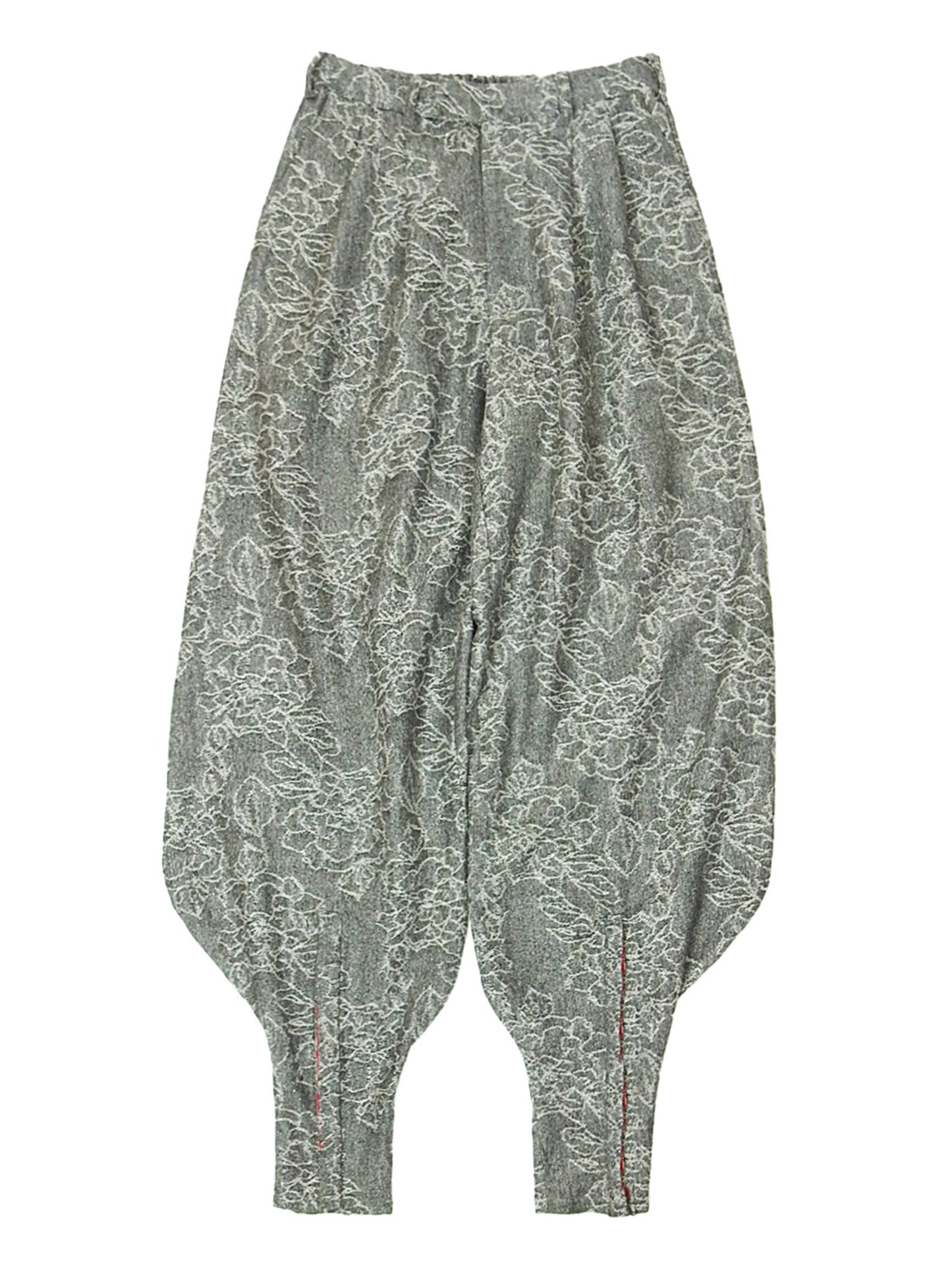 Floral Jacquard Tobi Tuck Trouser
