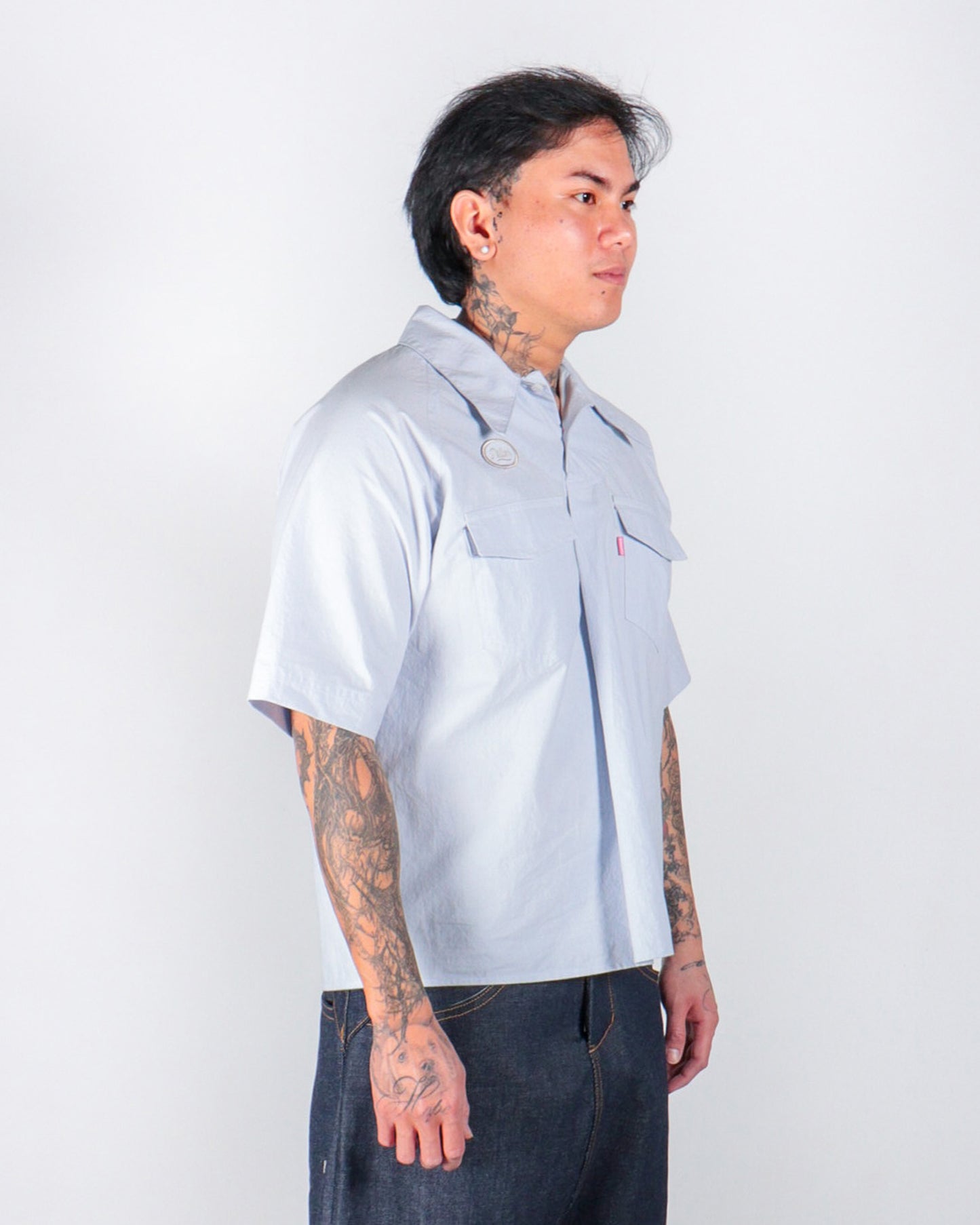 Raglan Sleeve Popover Shirt