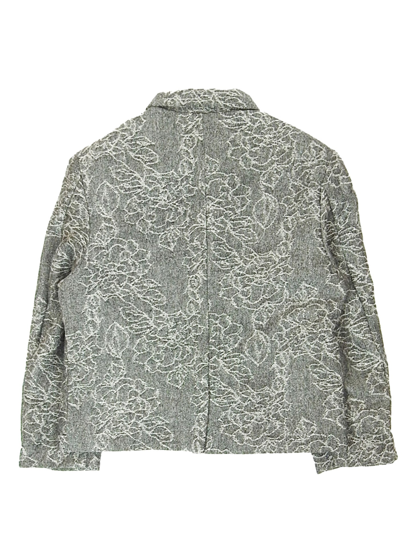 Floral Jacquard Mao Jacket