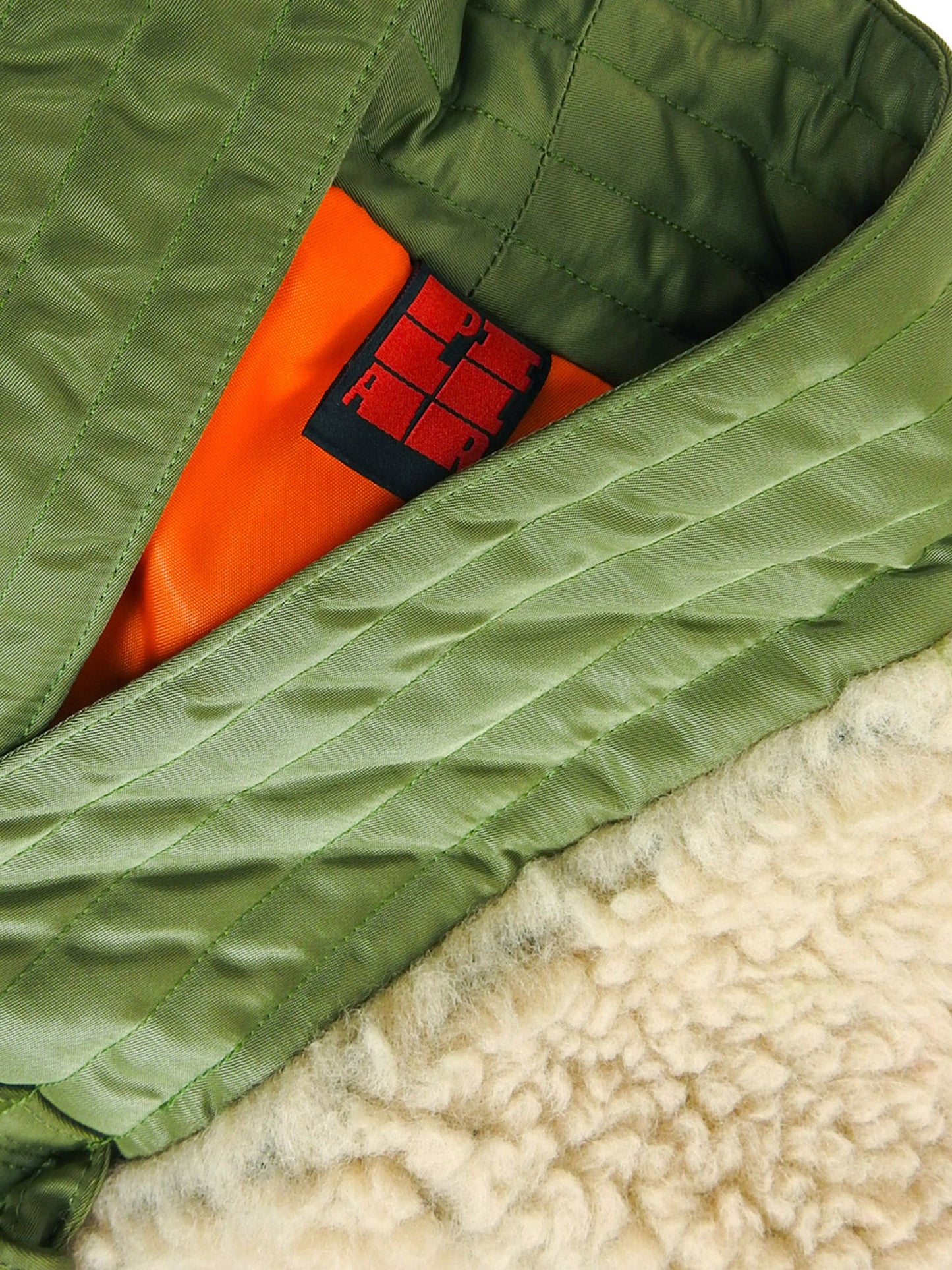 Wool Fleece Kimono Flight Jacket