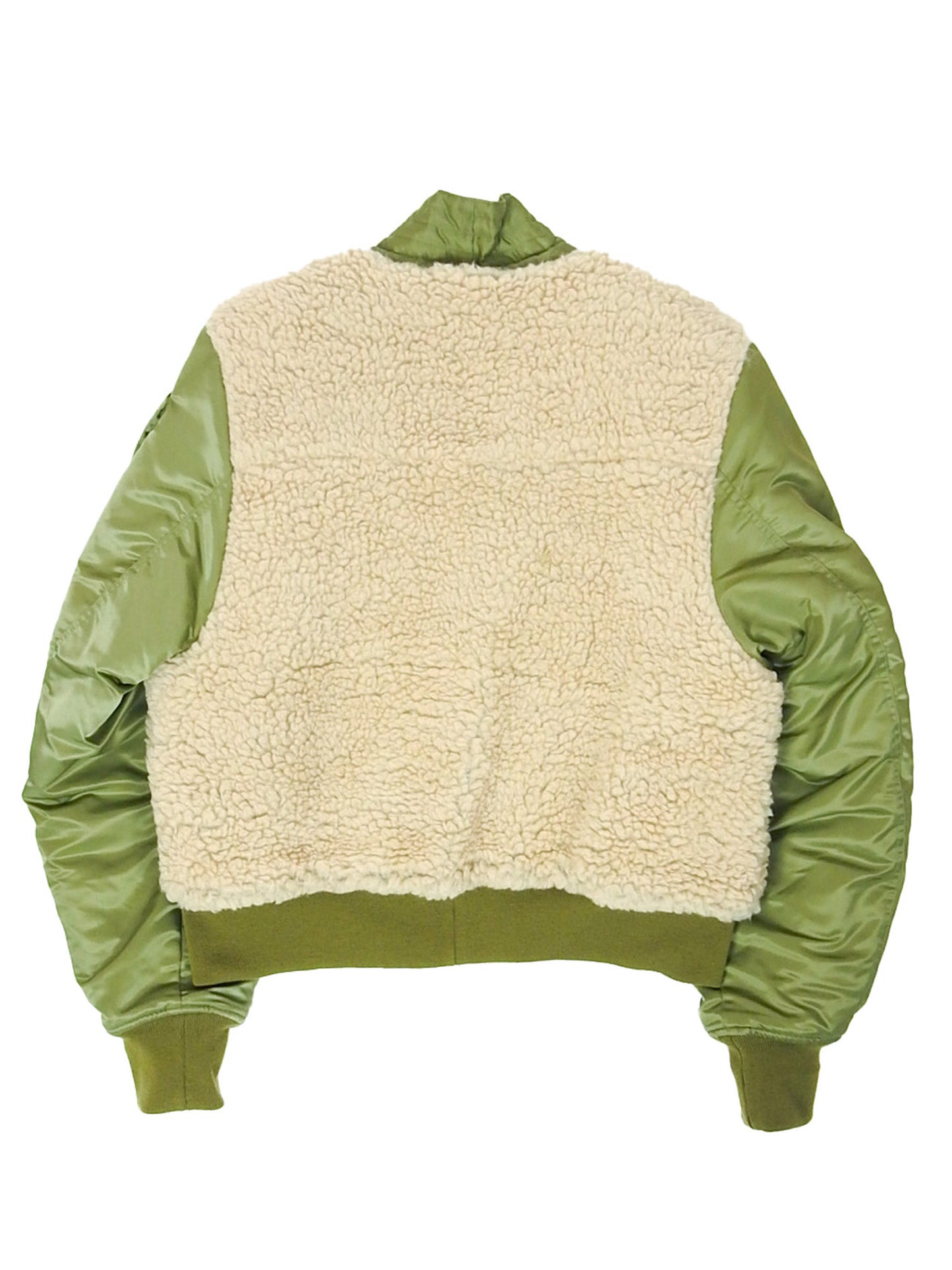 Wool Fleece Kimono Flight Jacket
